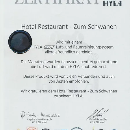 Hotel-restaurant Zum Schwanen 3* Wermelskirchen